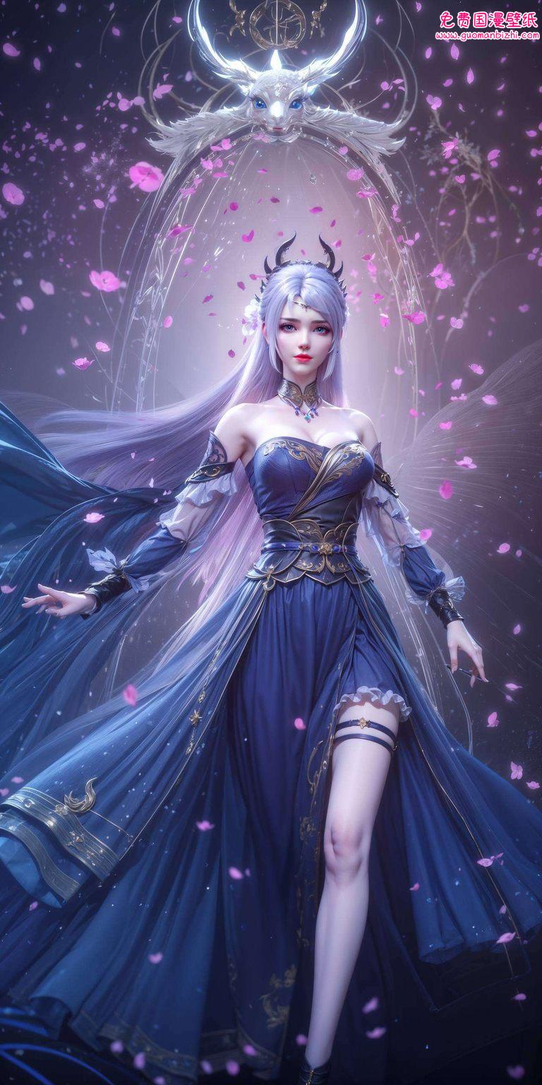 大主宰动画洛璃AI素材免费壁纸，苹果桌面下载盛宴