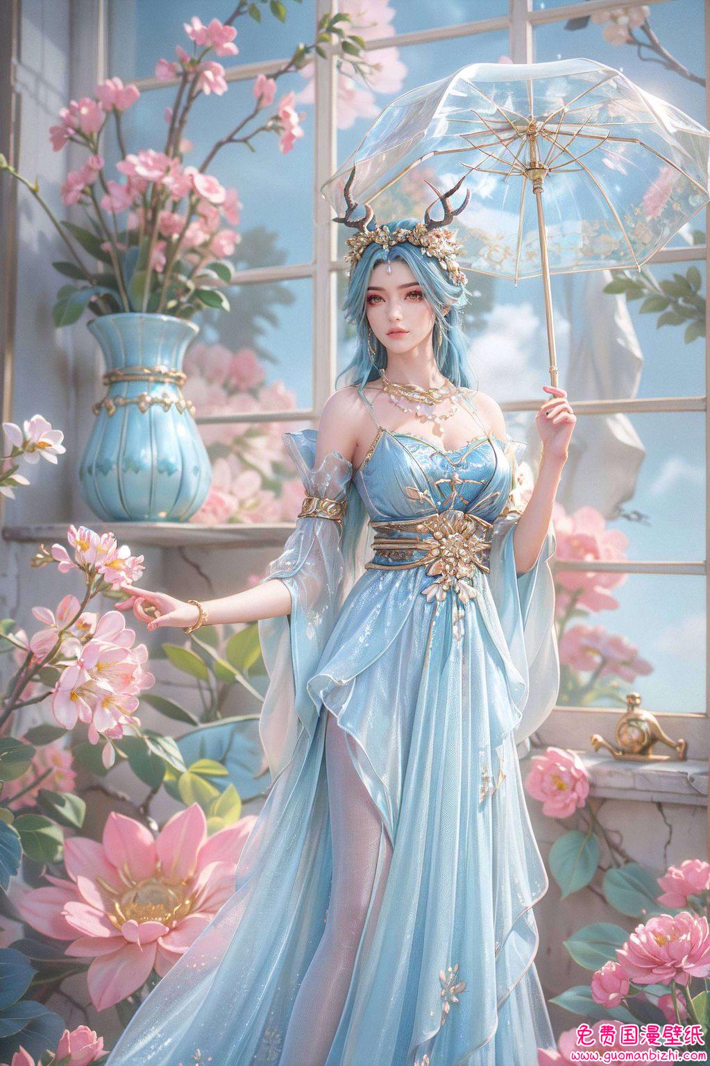 斗破苍穹龙女精选集：AI生成游戏壁纸，电脑1920×1080高清壁纸盛宴