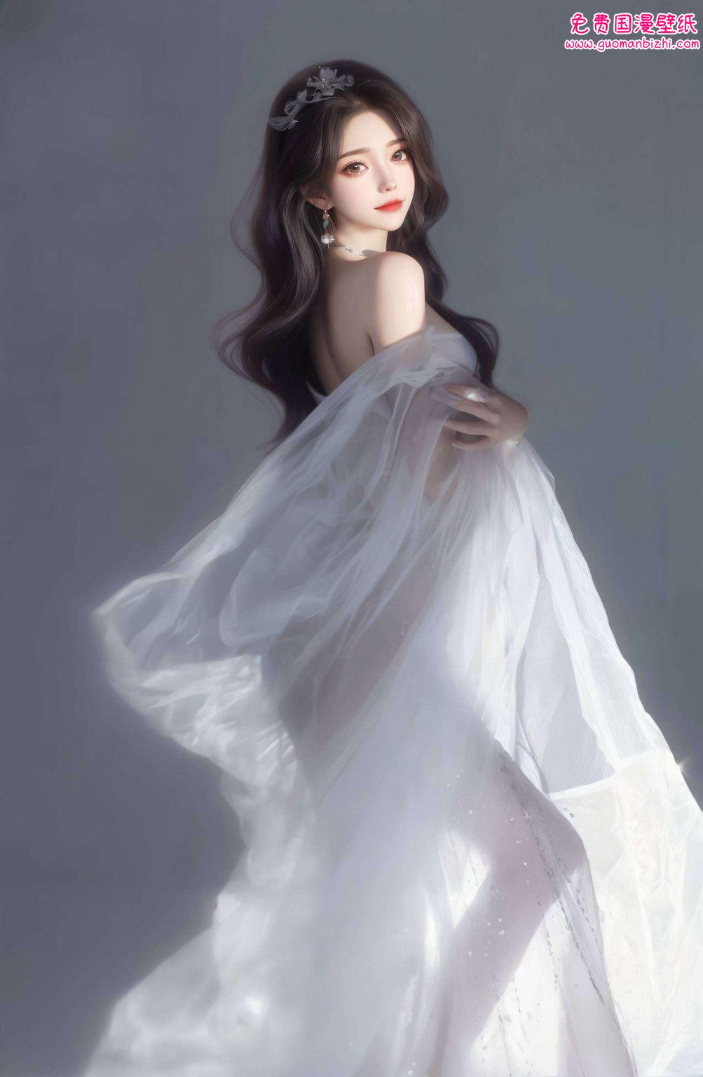 柳神妖娆：AI图片模型精细描绘，角色栩栩如生，安卓桌面高清竖屏壁纸。