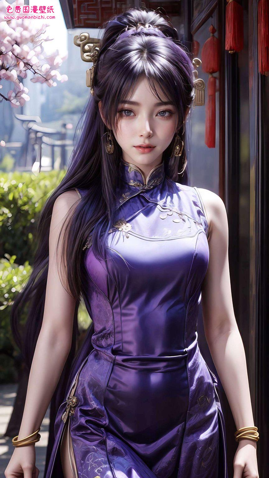 姬紫月2k高清免费壁纸合集，苹果桌面装饰图盛宴