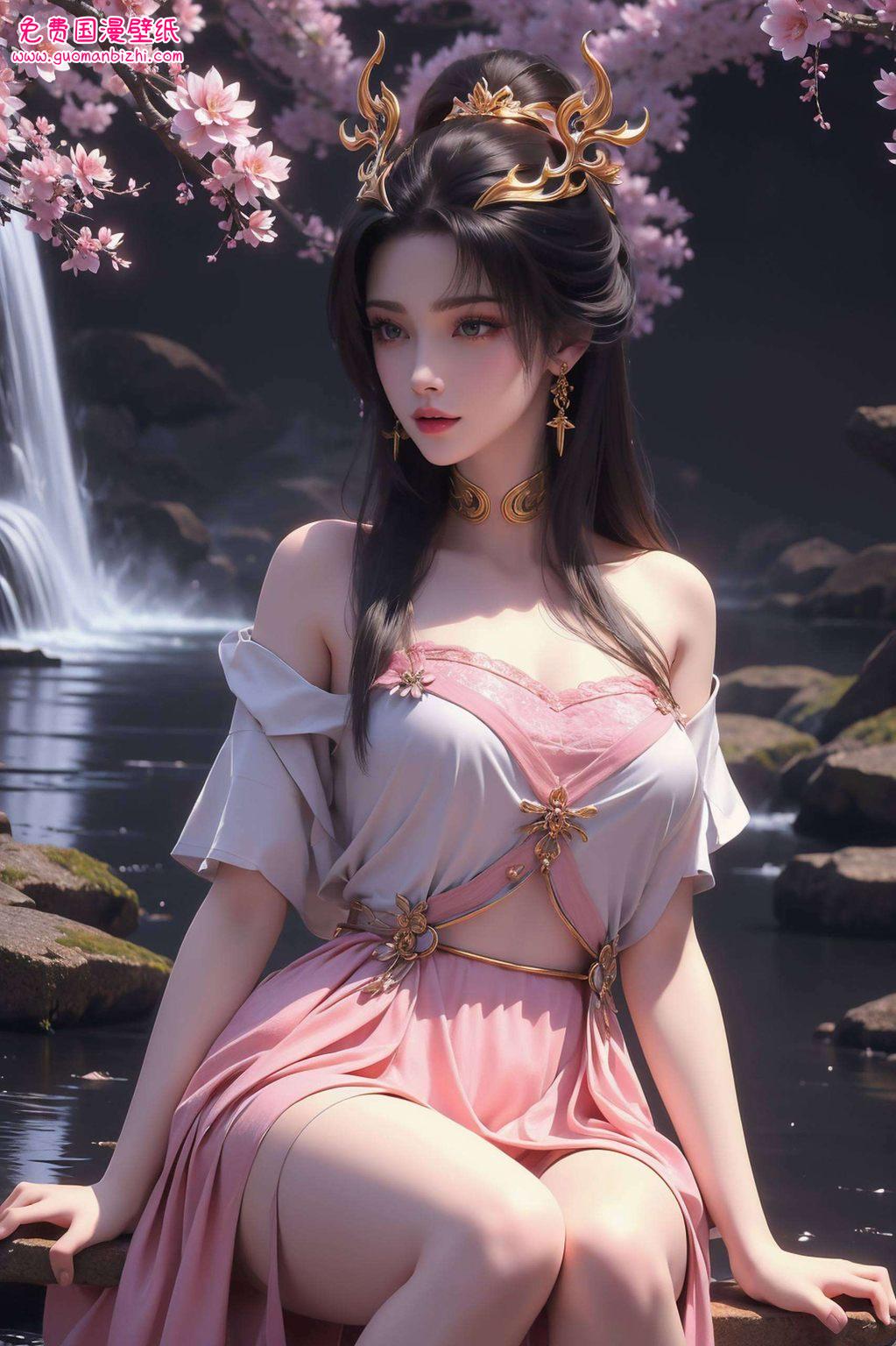 天狐仙子唯美壁纸：AI参考动漫与古风漫画壁纸集