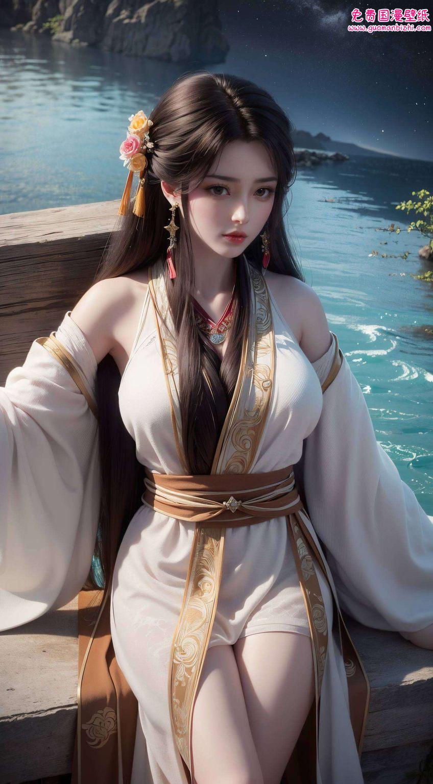 AI绘画壁纸：火灵儿精美免费壁纸合集，苹果动画风格呈现