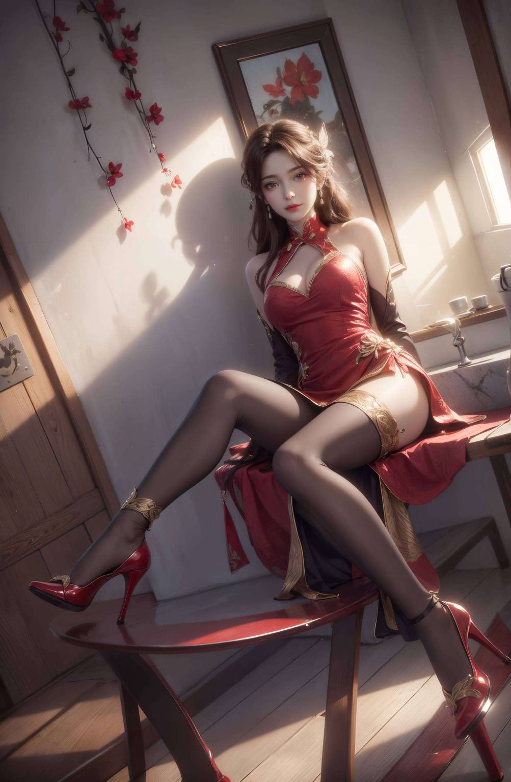 火灵儿AI角色AIGC精细电脑动画全面屏壁纸图片集