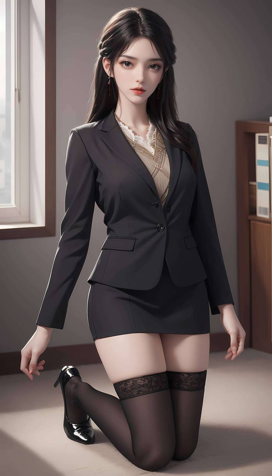 AI壁纸·动漫壁纸·苹果简洁壁纸：石昊火灵儿4k高清封装