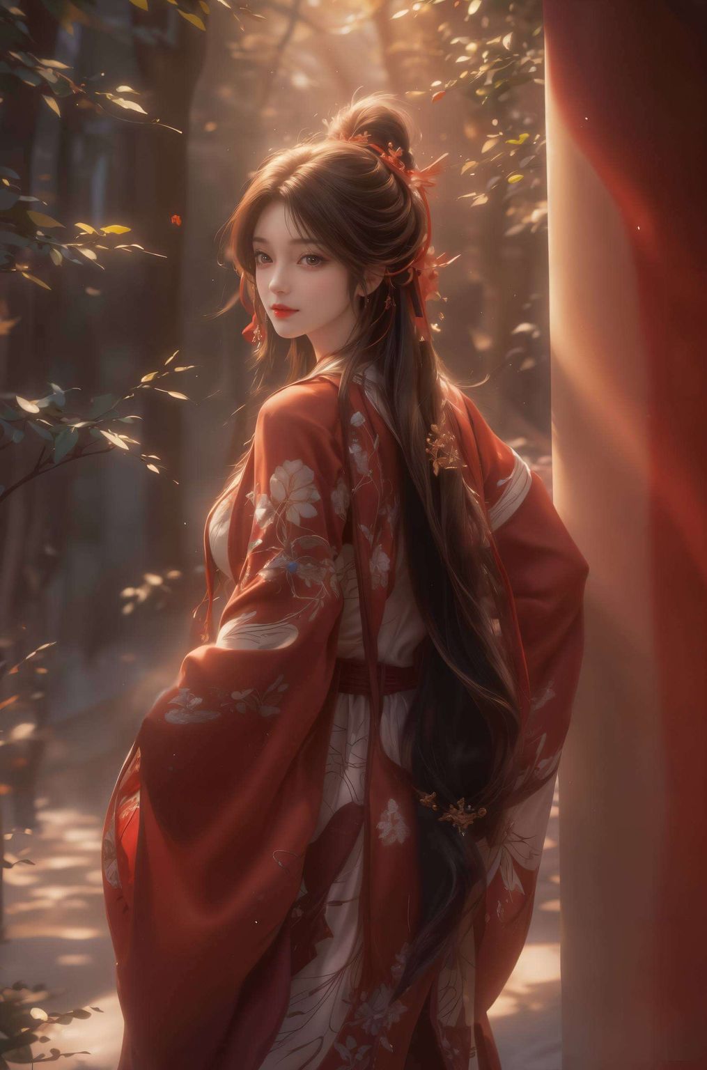 石昊与火灵儿：AI创造免费壁纸包，Win10壁纸，最美壁纸火桑系列