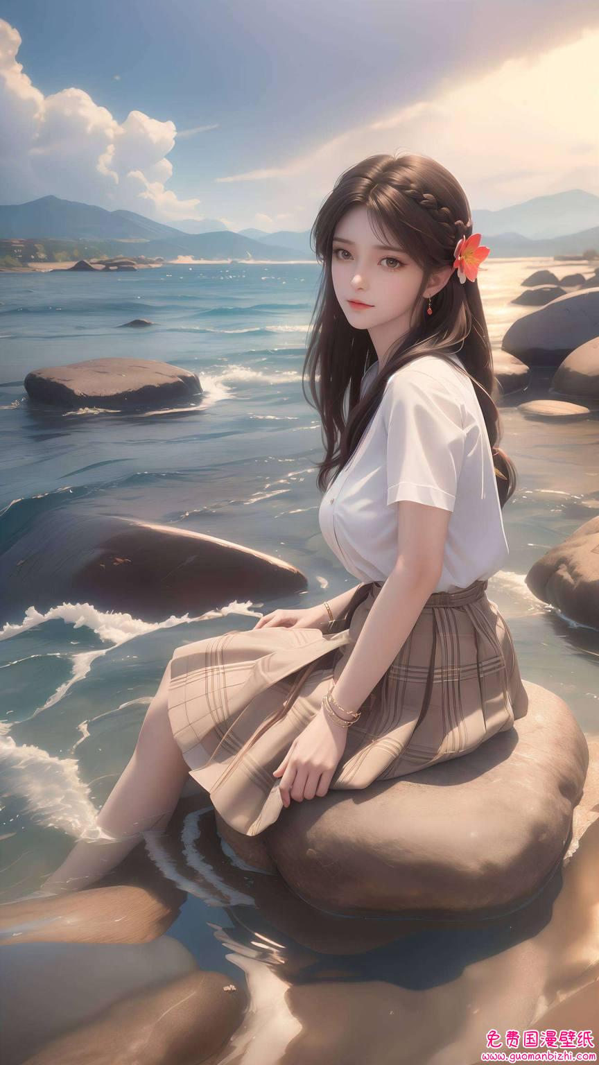 AI生成图片免费壁纸包——火灵儿高清1920×1080电脑桌面壁纸集