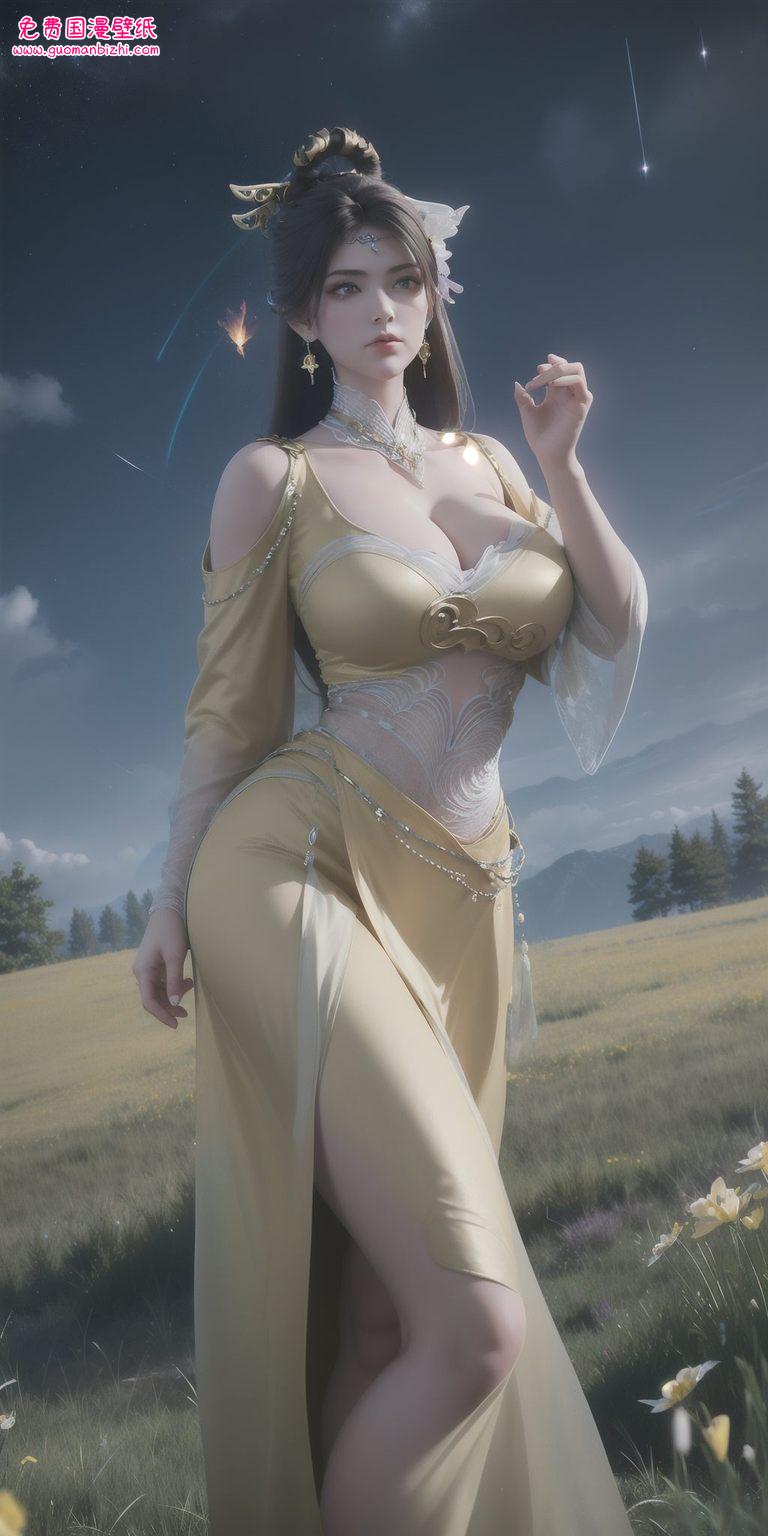 秦时潮女妖：AI图片壁纸，精细角色描绘，iPhone Ins风精选