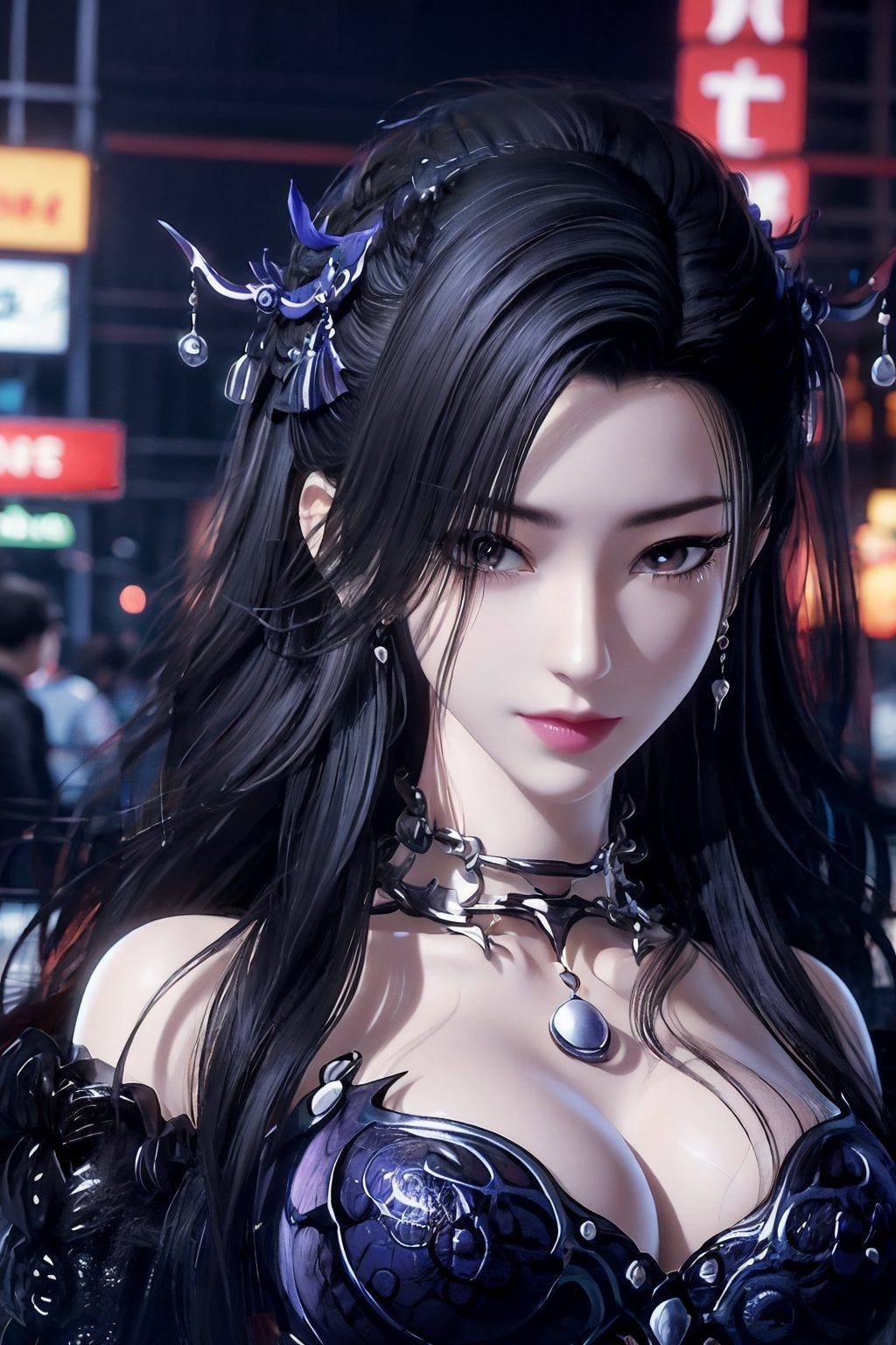 超还原免费壁纸合集——电脑最美壁纸·潮女妖照片高清图AI素材精选