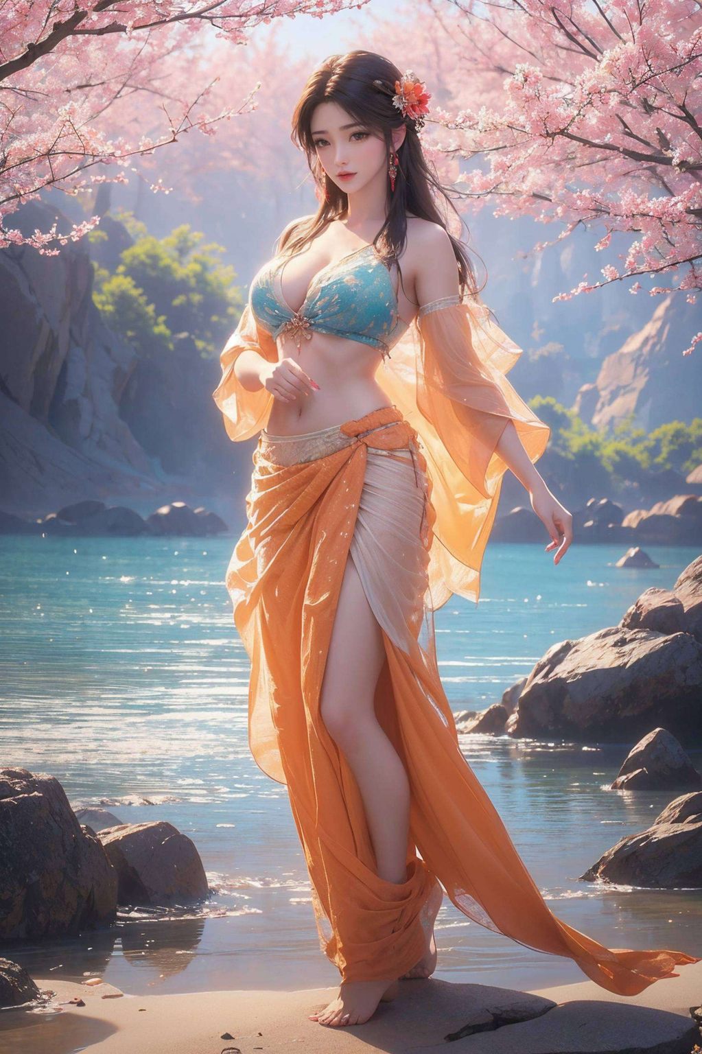 石昊火灵儿同框：AI图片壁纸，护眼壁纸，安卓桌面壁纸集锦