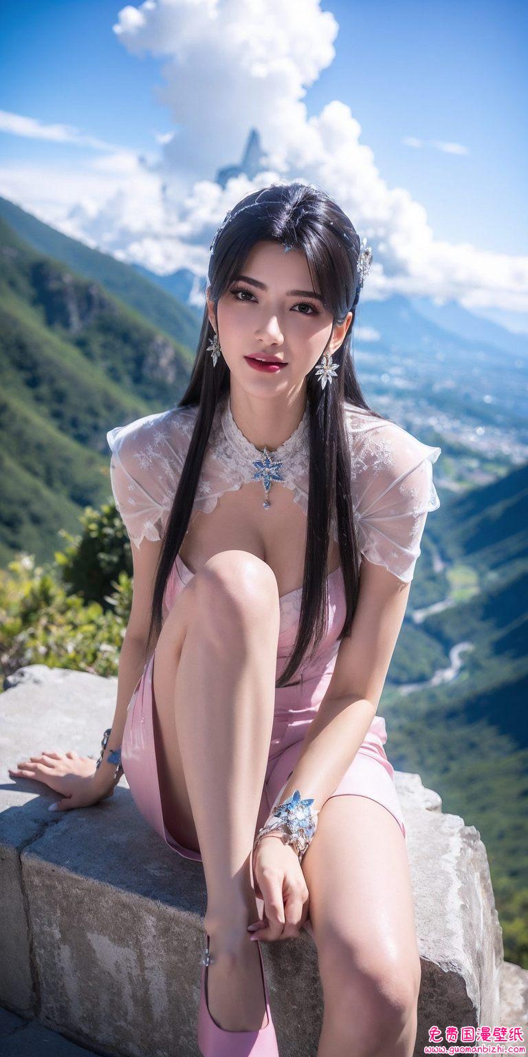 夏倾月：绿色壁纸，护眼之选，宽屏壁纸头像集锦。