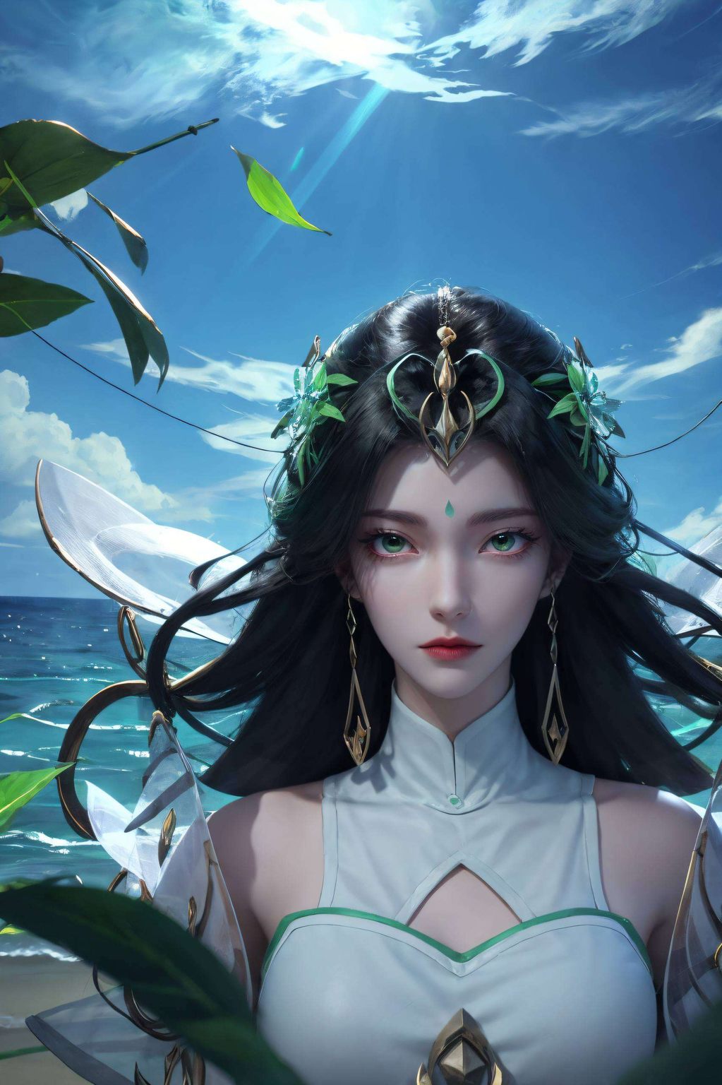 柳神泳装高清壁纸：免费下载，竖屏图片，Win10壁纸背景精选