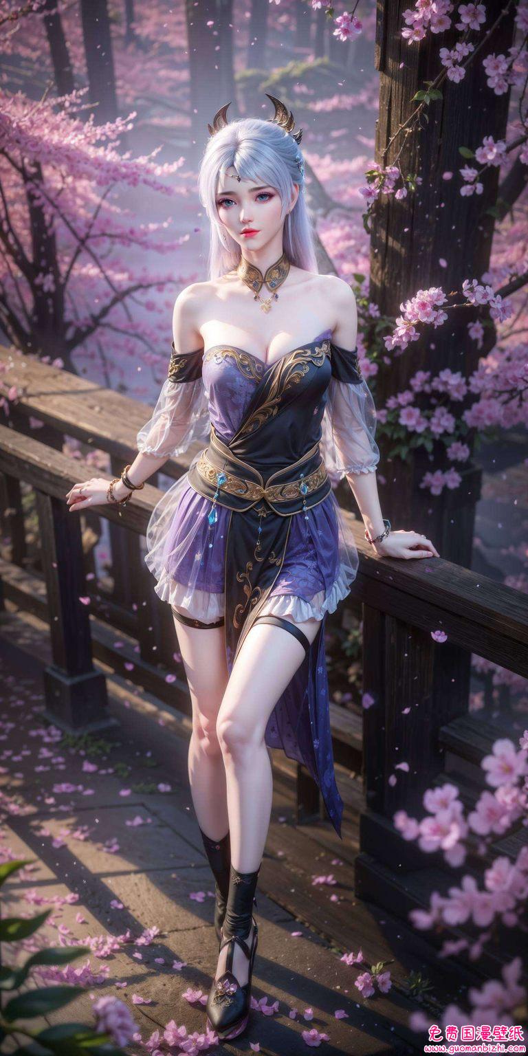 AI素材壁纸——洛璃牧尘接吻漫画，精细角色呈现，专属iphone壁纸