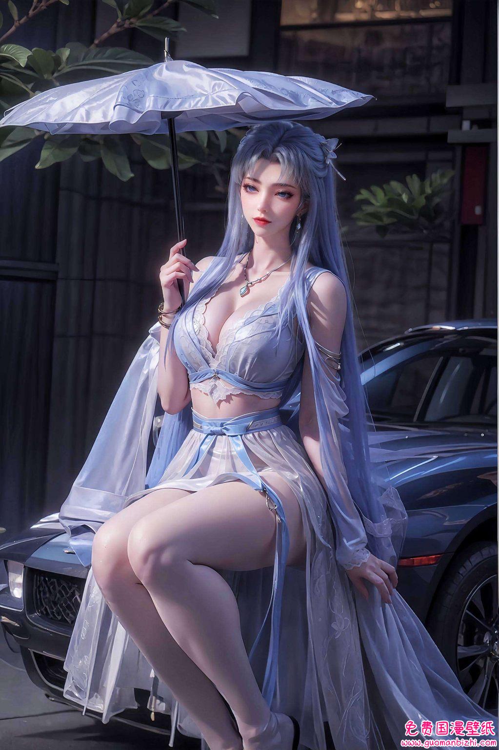 宁雨蝶妖尊风采：AI动漫人物二次元壁纸，平板潮图壁纸集锦