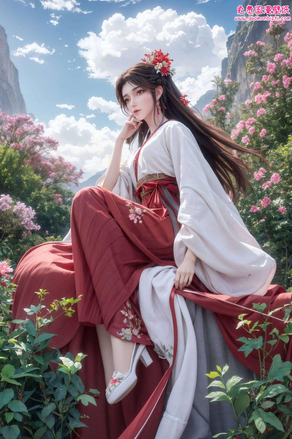 养眼壁纸完美像素，火灵儿上界建模，安卓漫画壁纸精选