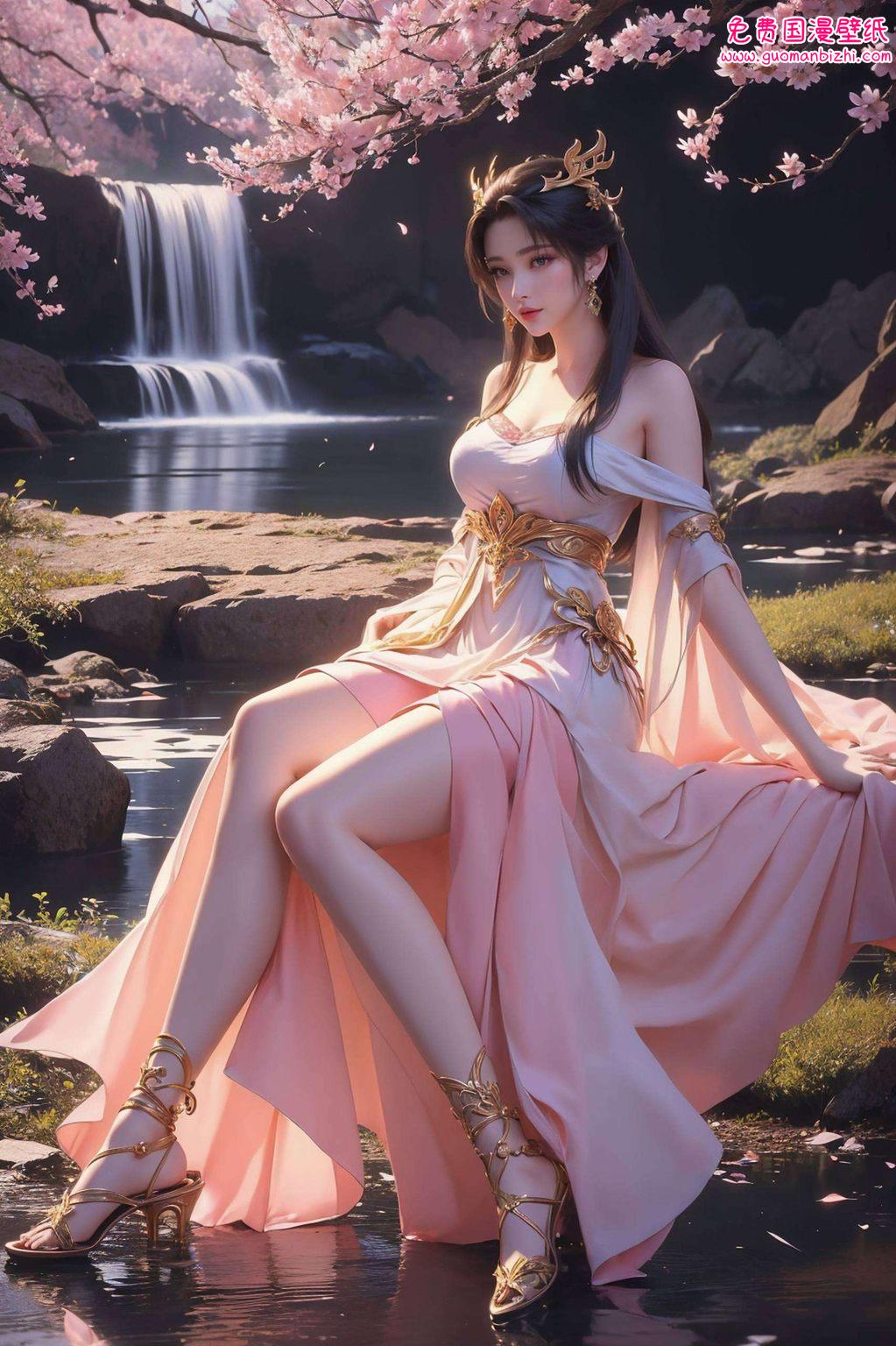 二次元壁纸天狐仙子：AI素材壁纸，免费分享，PC宽屏完美体验