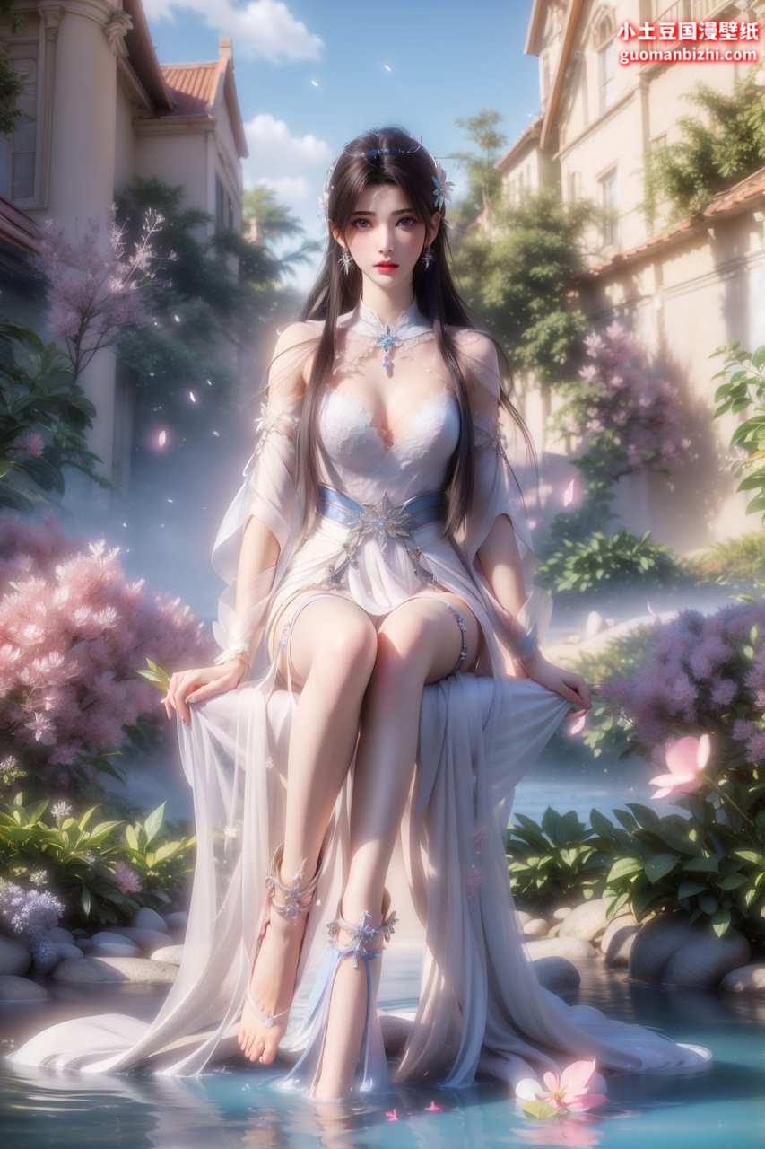 夏倾月女神图片高清壁纸：清新护眼壁纸iphone可爱壁纸