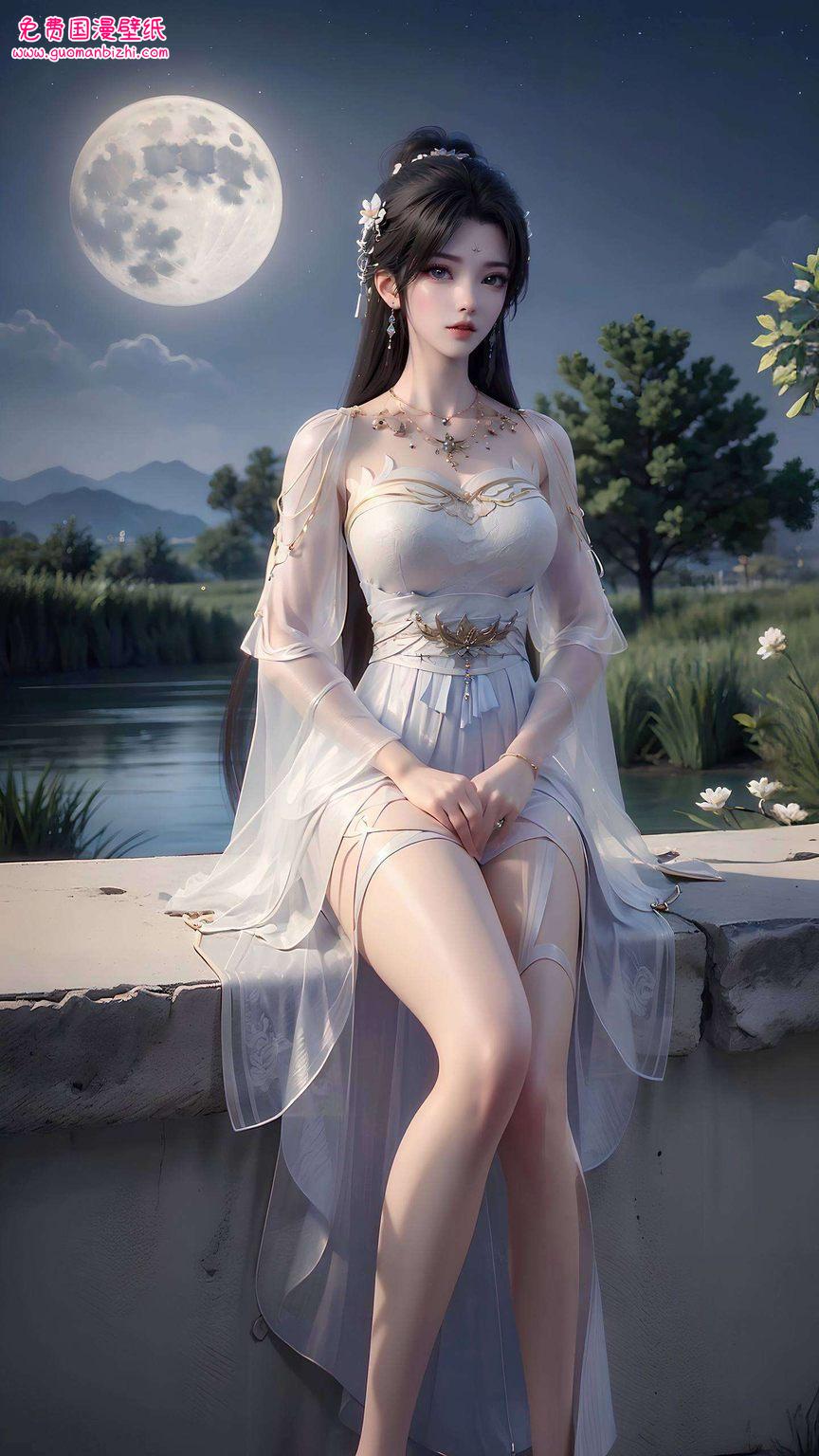 清漪高清壁纸集：女生绿衣风尚，免费下载，iPhone专属壁纸精选