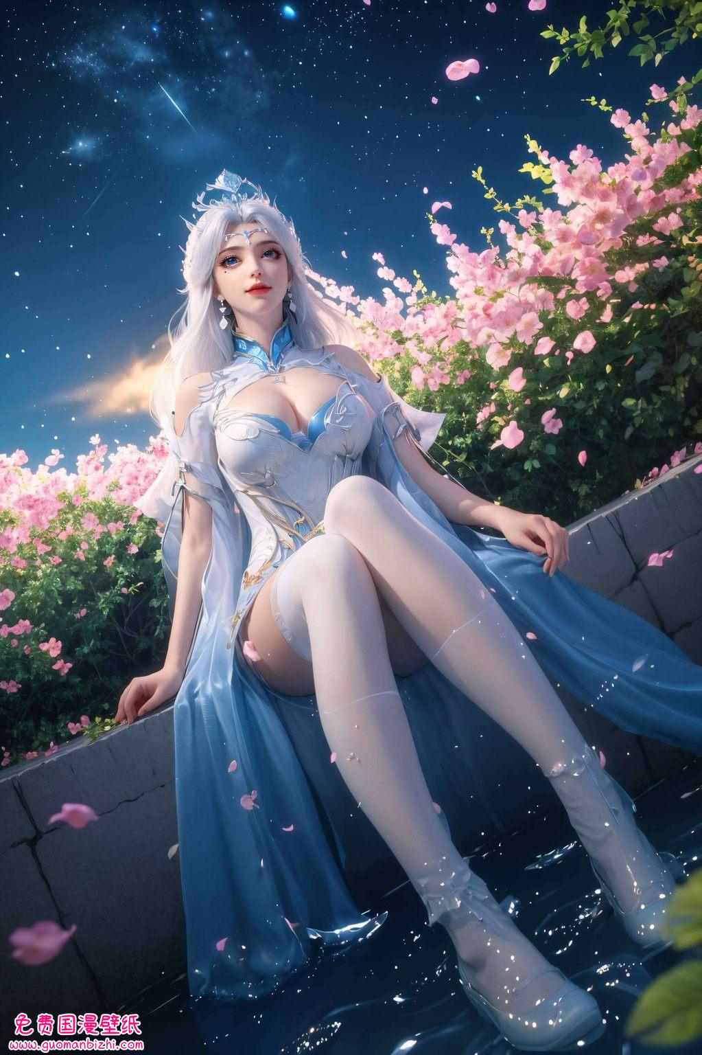 宁雨蝶与罗征深情一吻——AI生成壁纸AIGC，精细描绘角色，电脑上最美的壁纸呈现。