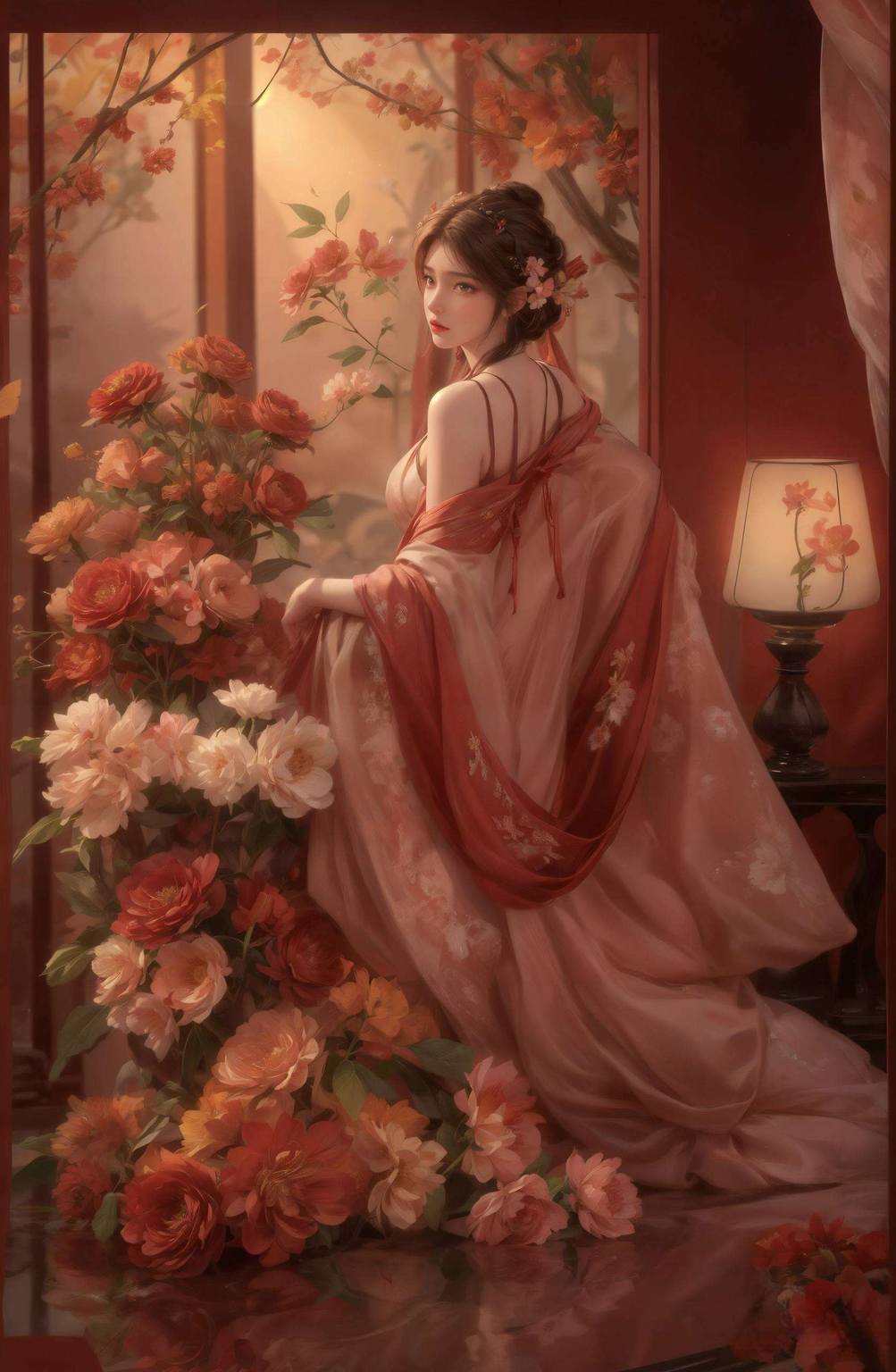 火灵儿AI角色AIGC精细电脑动画全面屏壁纸图片集