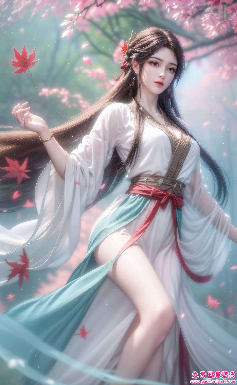 石昊追火灵儿：AI素材免费壁纸秀，PC古风漫画壁纸高清集锦