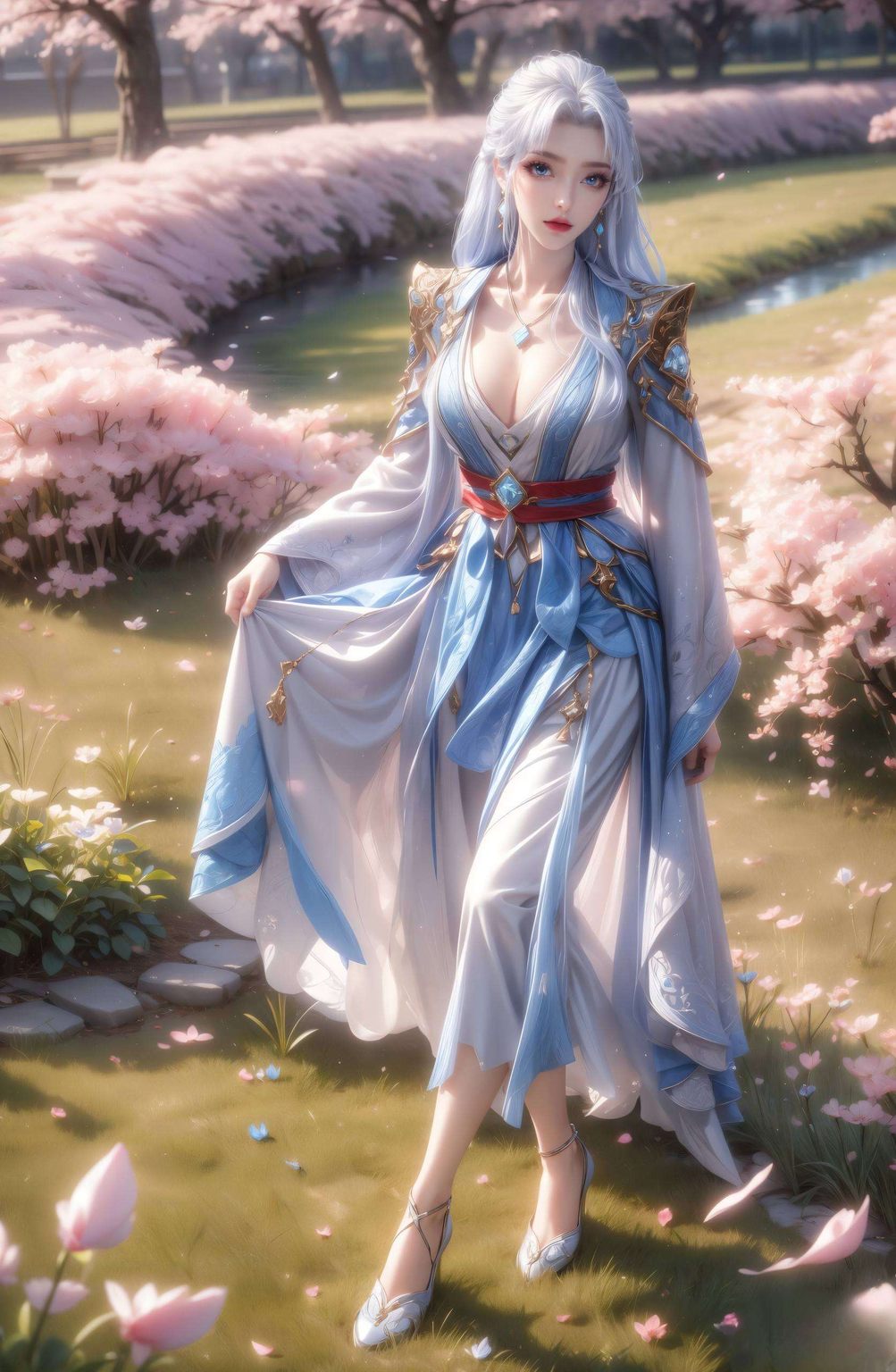 宁雨蝶新旧建模：AI图片参考动漫，壁纸电脑呈现古香古色对比