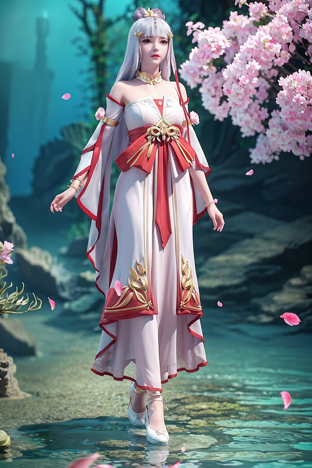 太阴玉兔壁纸打包ai绘画学习作品