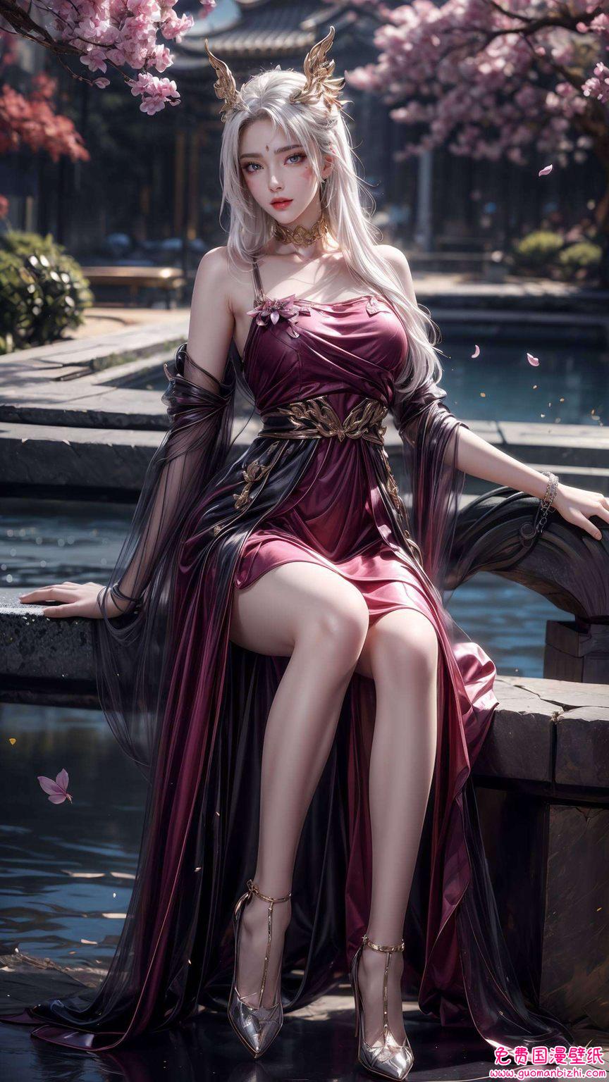 天狐仙子:AI绘画AIGC游戏壁纸,平板背景图片集锦 天狐仙子:AI绘画AIGC游戏壁纸,平板背景图片集锦