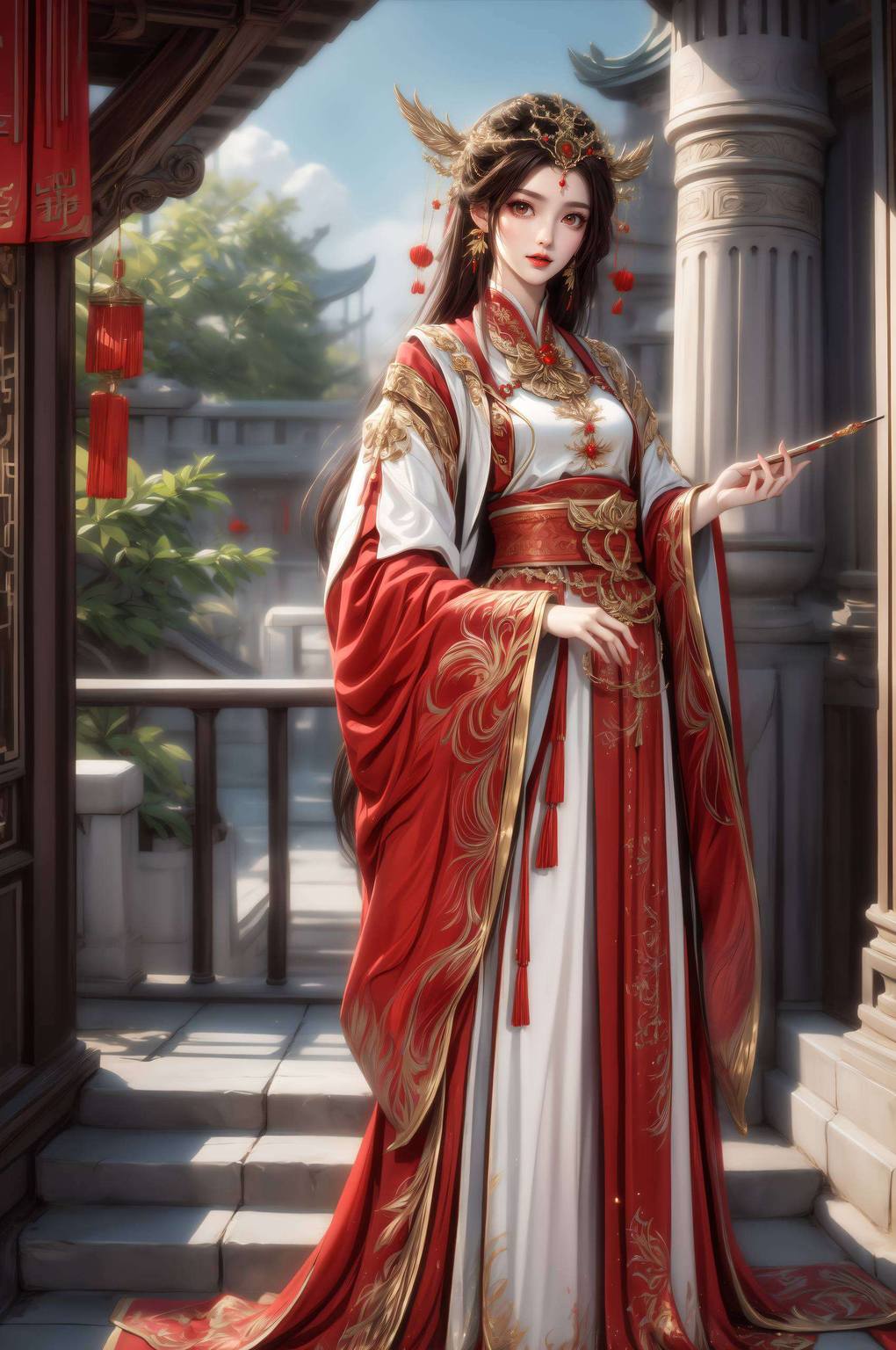 动态壁纸完美世界火灵儿：AI图片极简壁纸，手机古风漫画壁纸集