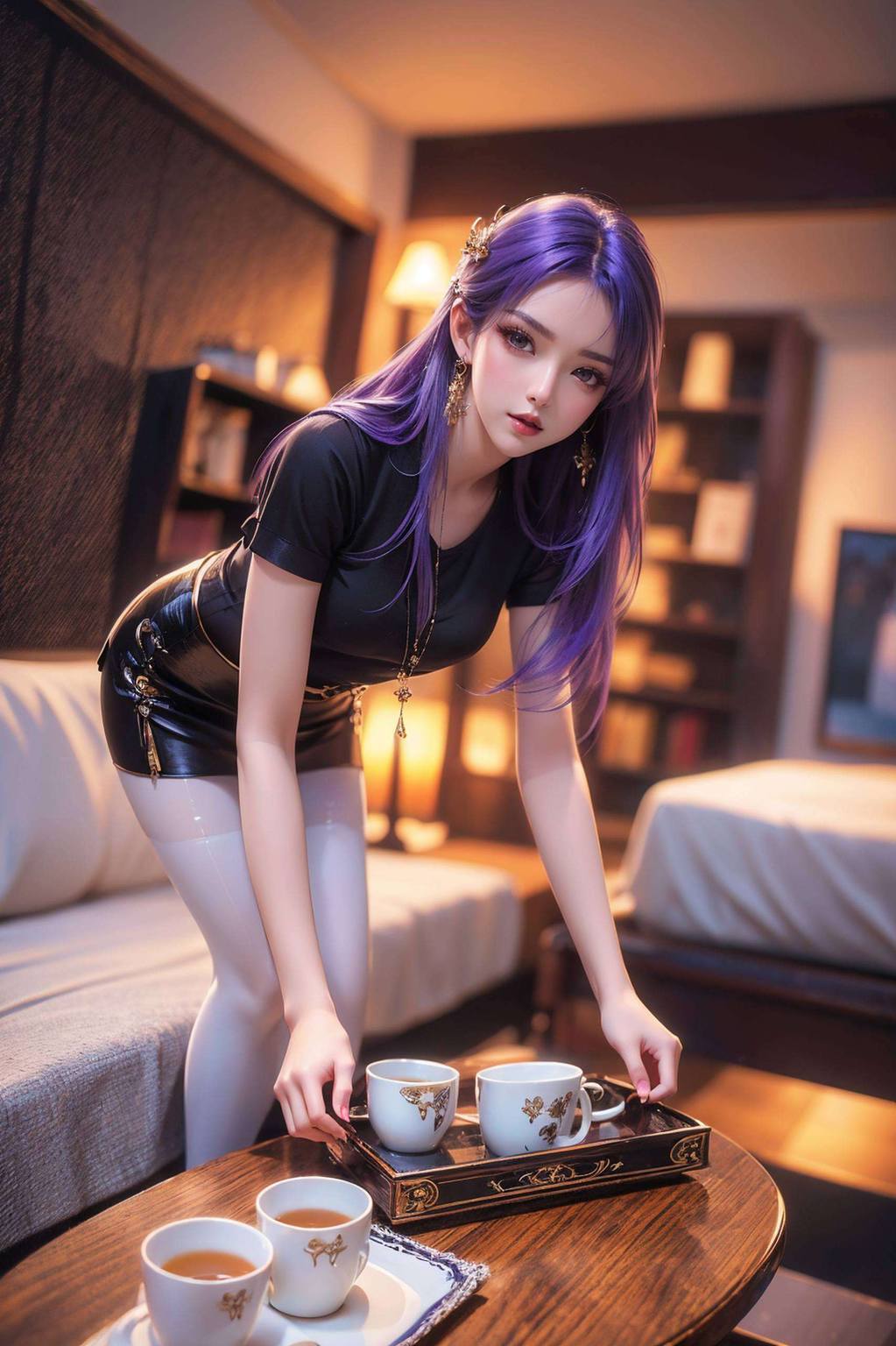 AI图片精细绘，角色手机艺术壁纸天穹集锦