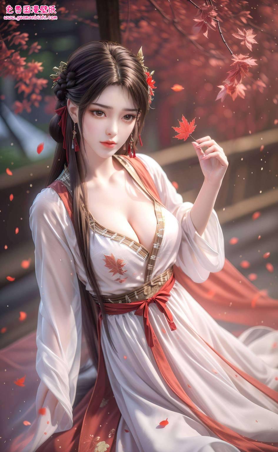 AIGC壁纸游戏壁纸：动漫火灵儿动态手机桌面装饰图