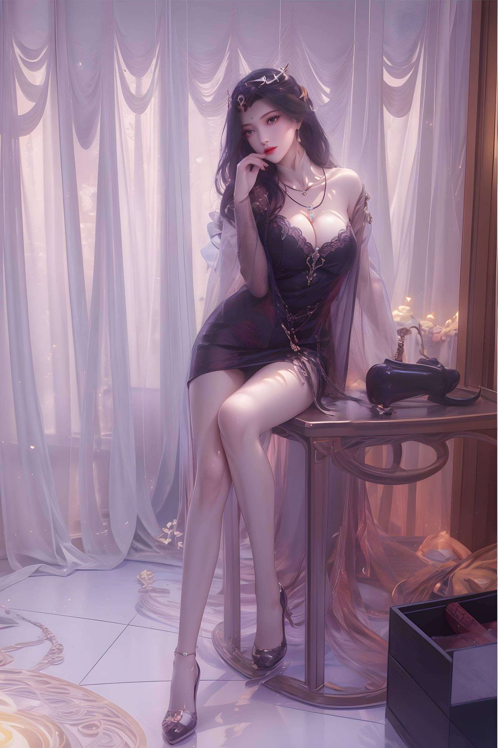 国漫女神柳神壁纸泳衣装——AI创作免费壁纸,秀出电脑桌面背景新风尚 国漫女神柳神壁纸泳衣装——AI创作免费壁纸,秀出电脑桌面背景新风尚