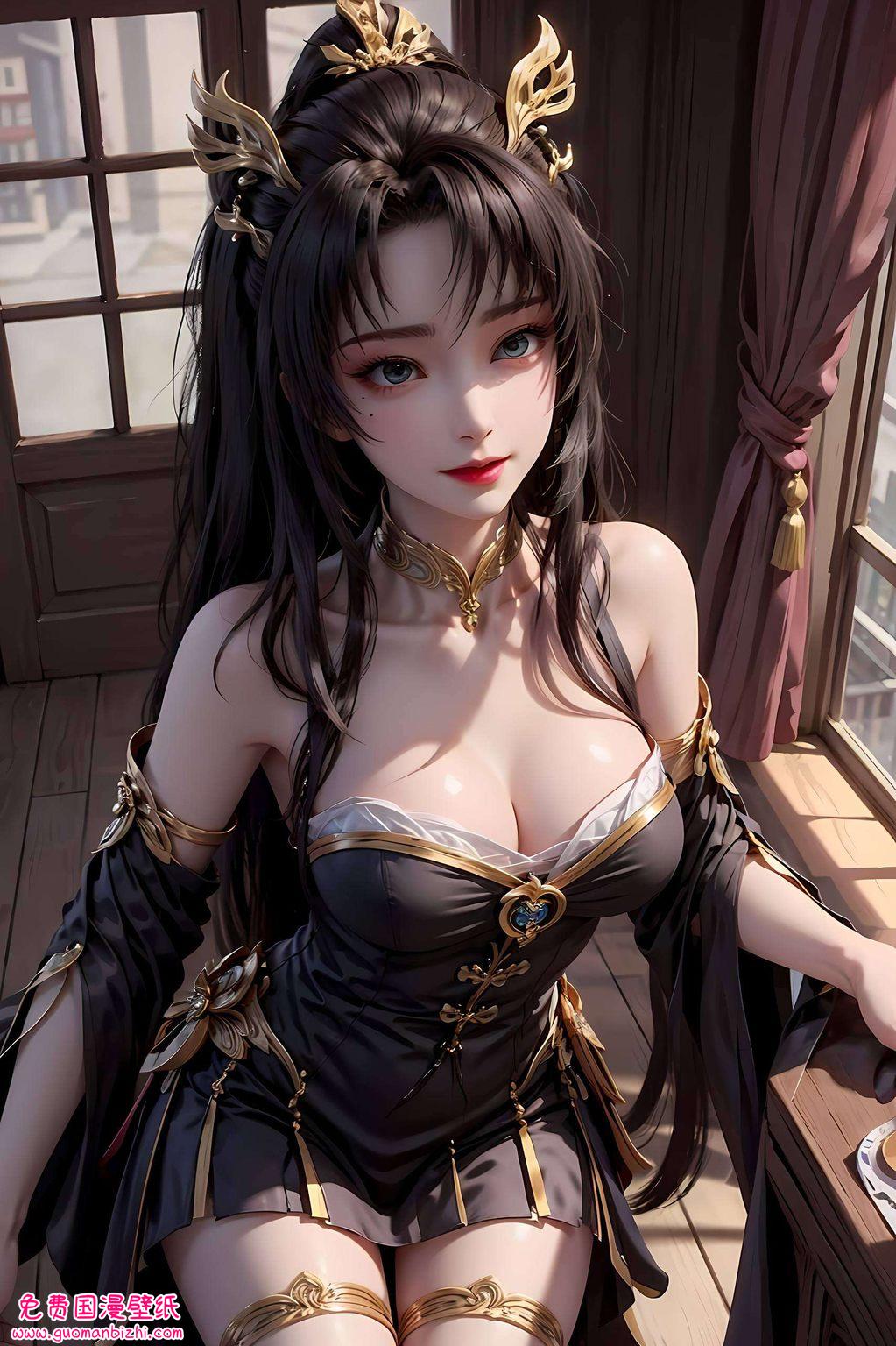 天狐仙子横屏壁纸高清竖屏——AI创作AIGC游戏壁纸，PC艺术壁纸精选集