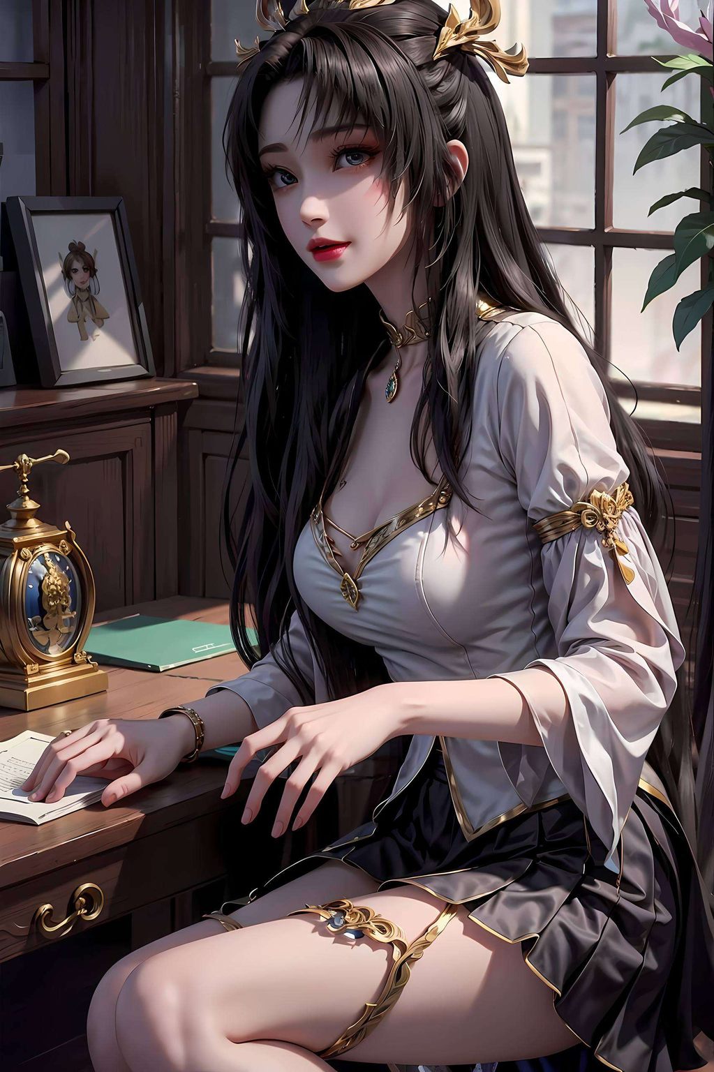 天狐仙子裸妆高清壁纸，震撼免费分享，苹果桌面必备美图