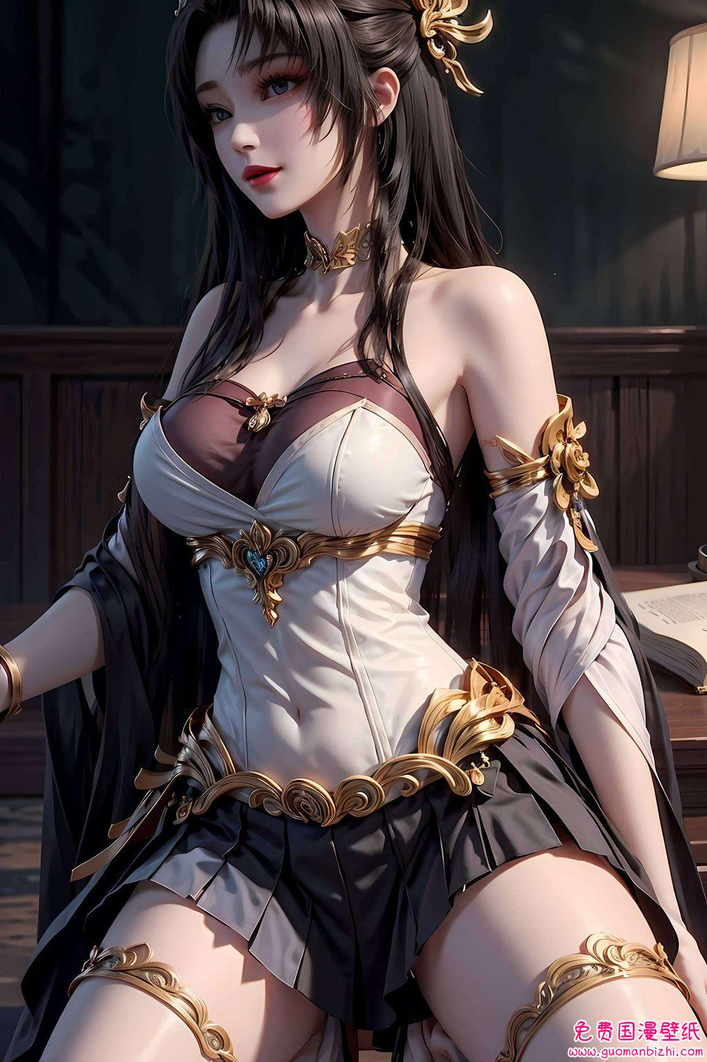 国漫女神壁纸天狐仙子图——AI动漫人物，护眼壁纸，PC专属精选