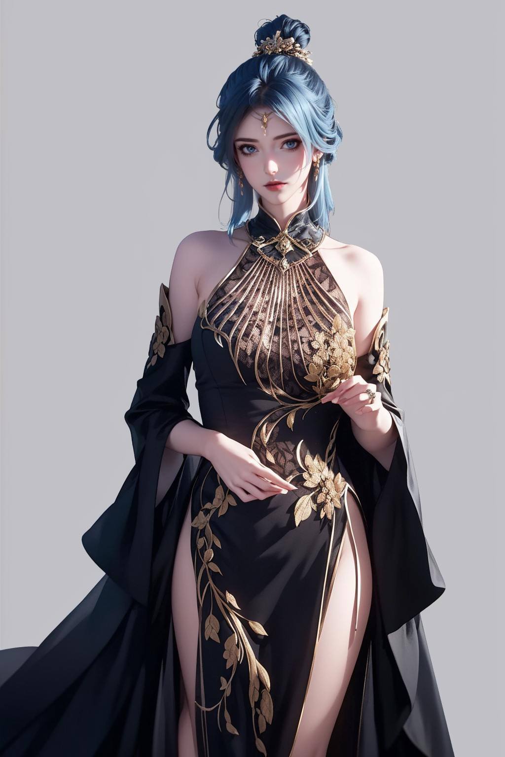 AI绘画参考素材集——免费壁纸包，PC潮图壁纸精选斗破苍穹之魔女美杜莎原图收录