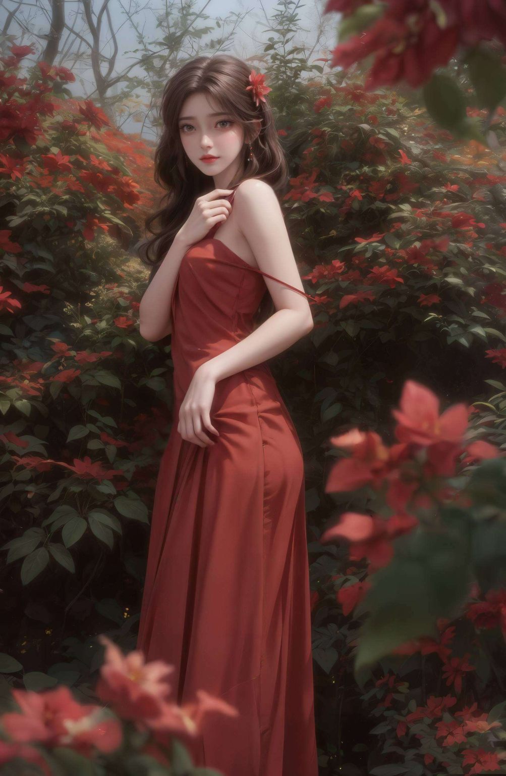 火灵儿下界：AIGC壁纸免费下载，点亮手机桌面高清壁纸集