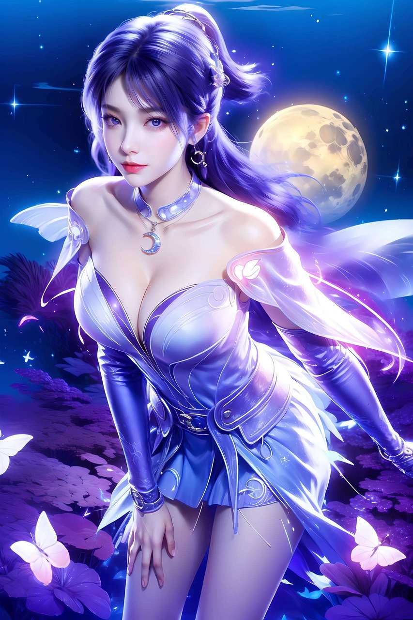 姬紫月高清壁纸4k：特写壁纸护眼手机漫画壁纸