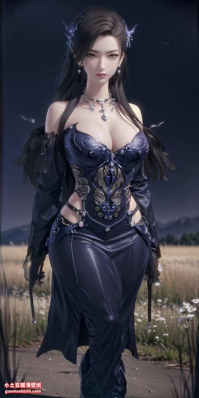 潮女妖正脸壁纸图片动漫男超精致护眼平板桌面装饰图