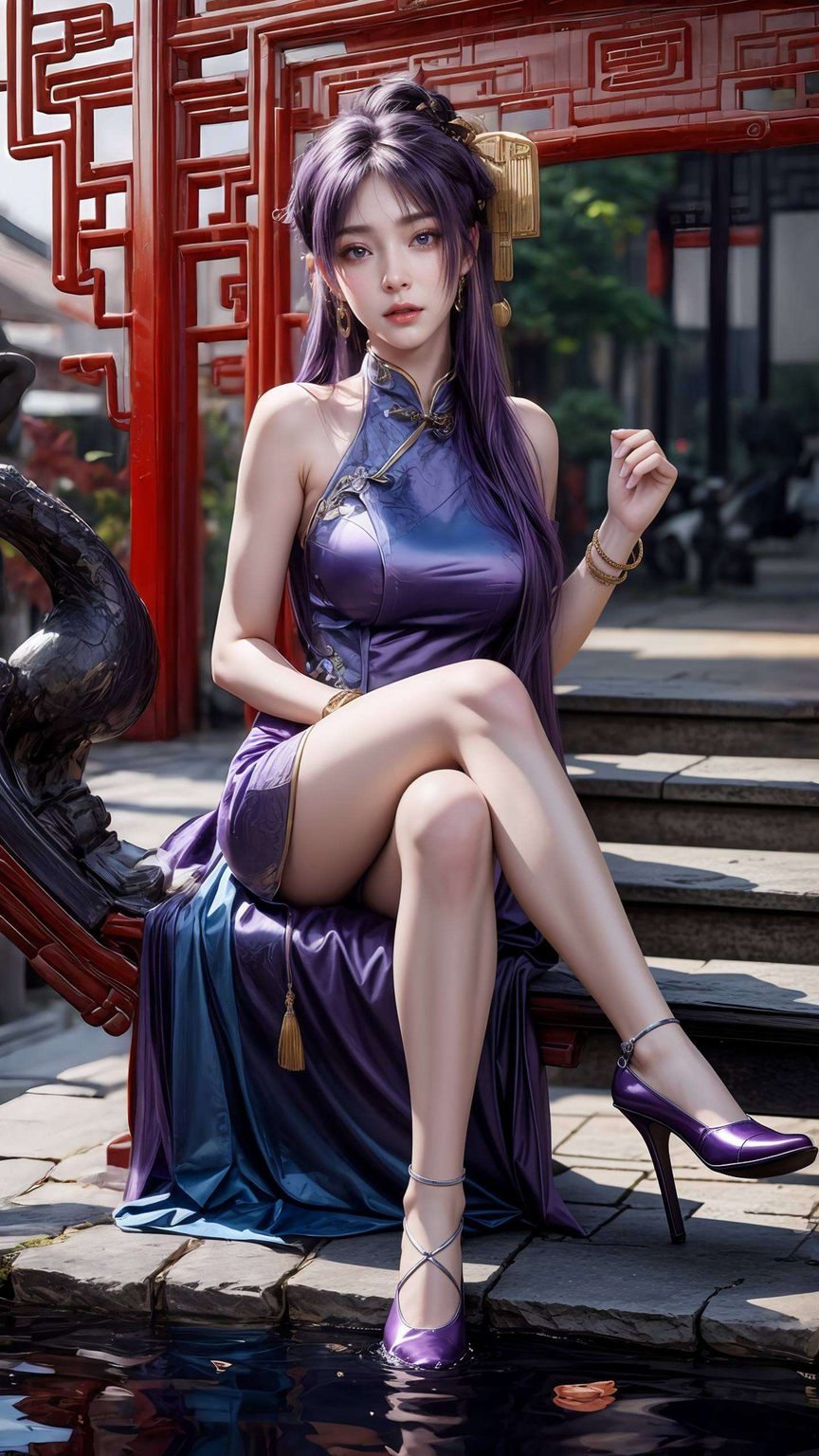 姬紫月：动漫壁纸艺术，Win10视觉升级，护眼之选