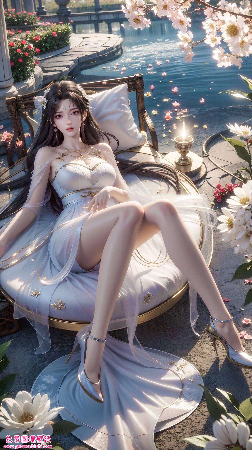 荒天帝清漪眼神杀，伤感完美像素宽屏壁纸，触动心灵的艺术盛宴。