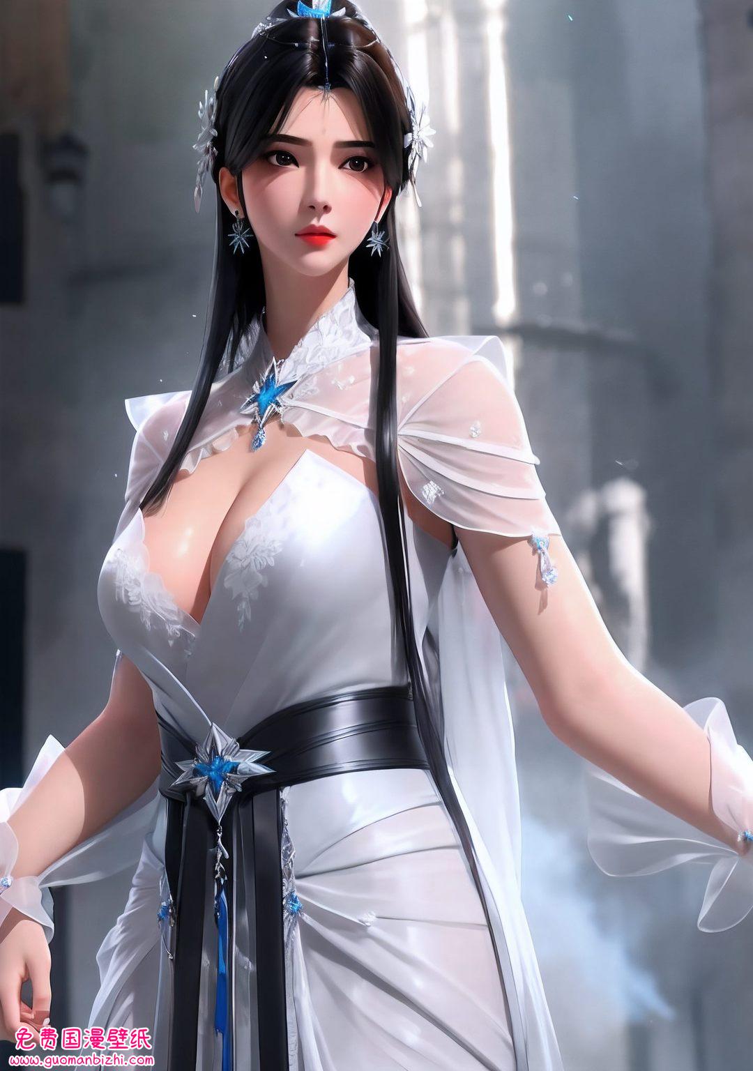 紫色护眼壁纸：夏倾月跳舞图片，古风壁纸，Win10专属可爱精选