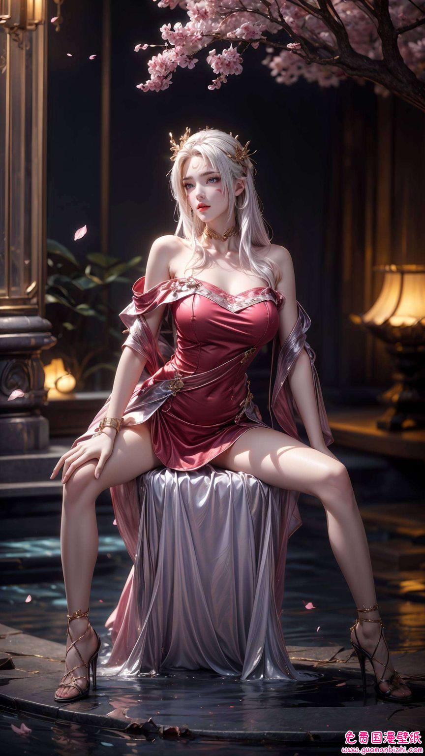 超高清免费壁纸合集：天狐仙子粉色主题，Win10壁纸设置指南