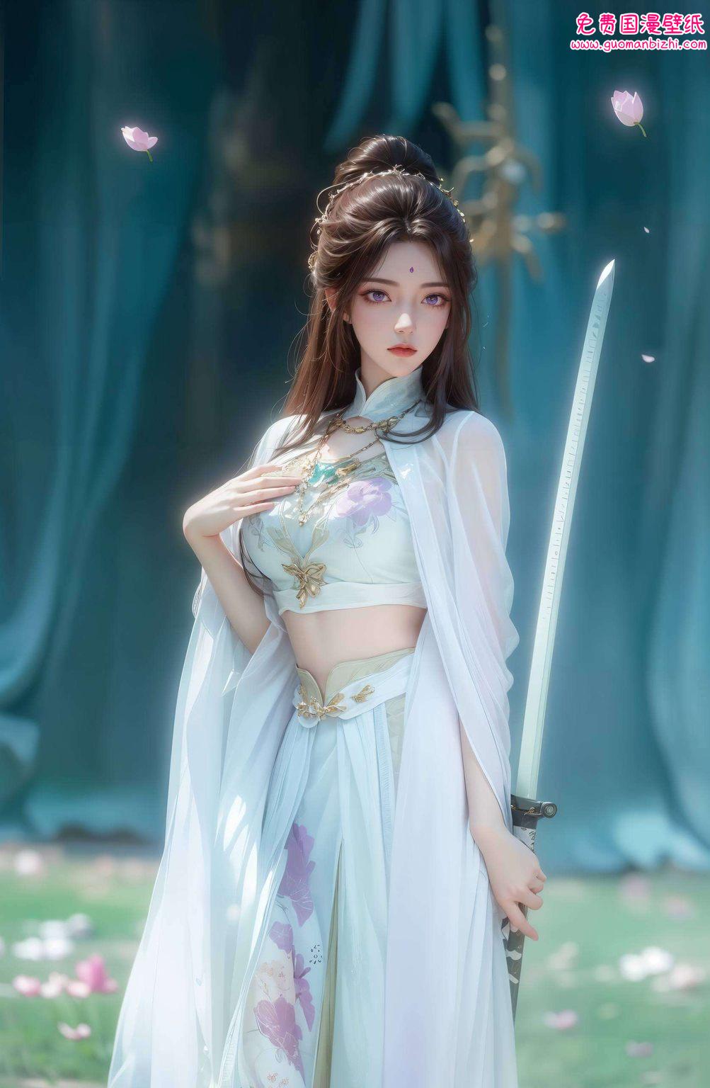 特写月婵仙子:免费古风漫画壁纸,平板专属视觉盛宴 特写月婵仙子:免费古风漫画壁纸,平板专属视觉盛宴