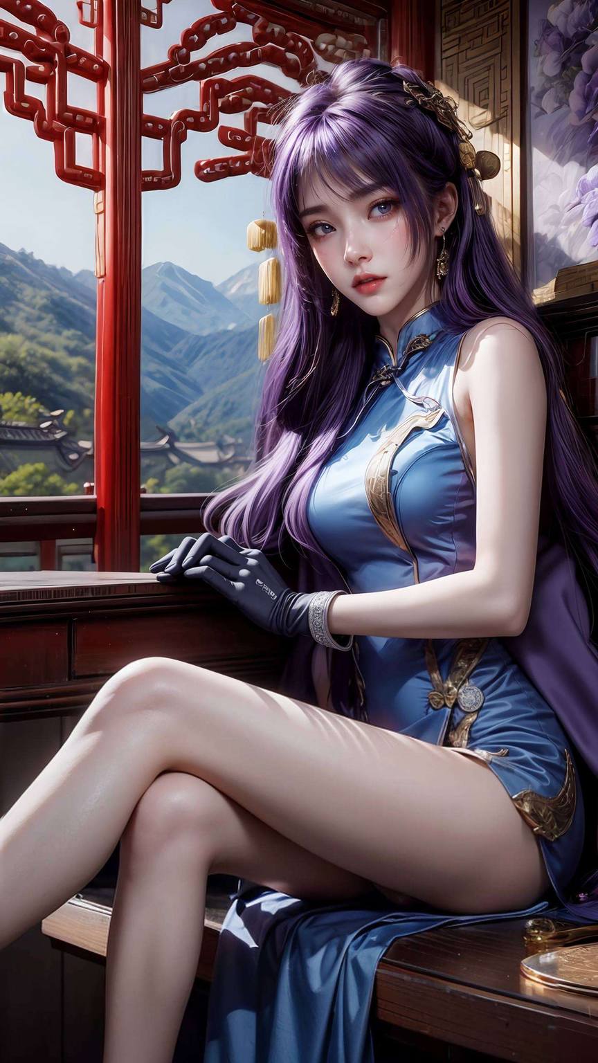 精选姬紫月表盘壁纸，1920×1080高清护眼平板壁纸集