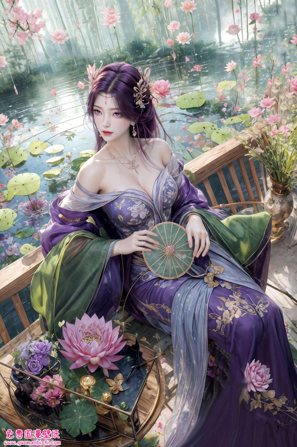 国漫云曦旗袍壁纸图片高清——AI壁纸AIGC完美像素iPad锁屏壁纸集锦 国漫云曦旗袍壁纸图片高清——AI壁纸AIGC完美像素iPad锁屏壁纸集锦