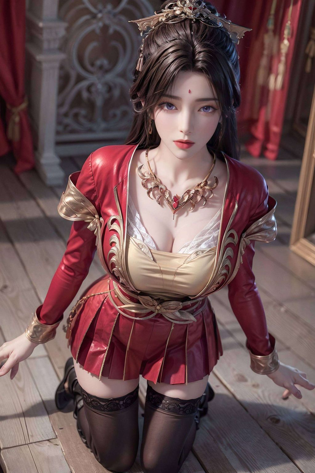 AIGC素材免费壁纸下载——月婵云曦柳神安卓1920×1080高清壁纸 AIGC素材免费壁纸下载——月婵云曦柳神安卓1920×1080高清壁纸