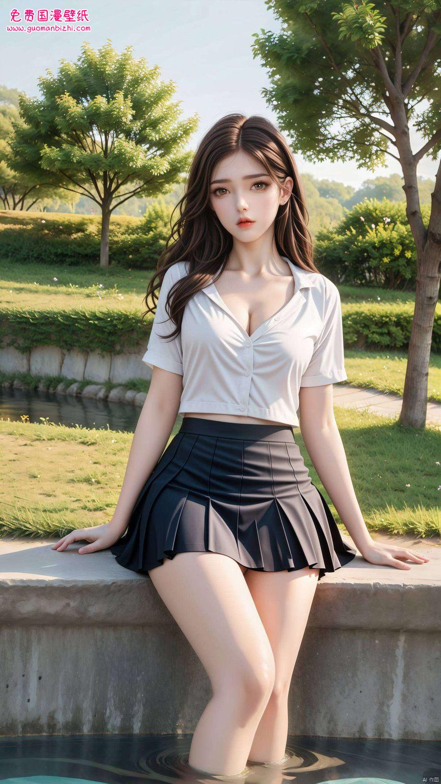 成熟火灵儿：AI绘画×极简×苹果宽屏壁纸集锦