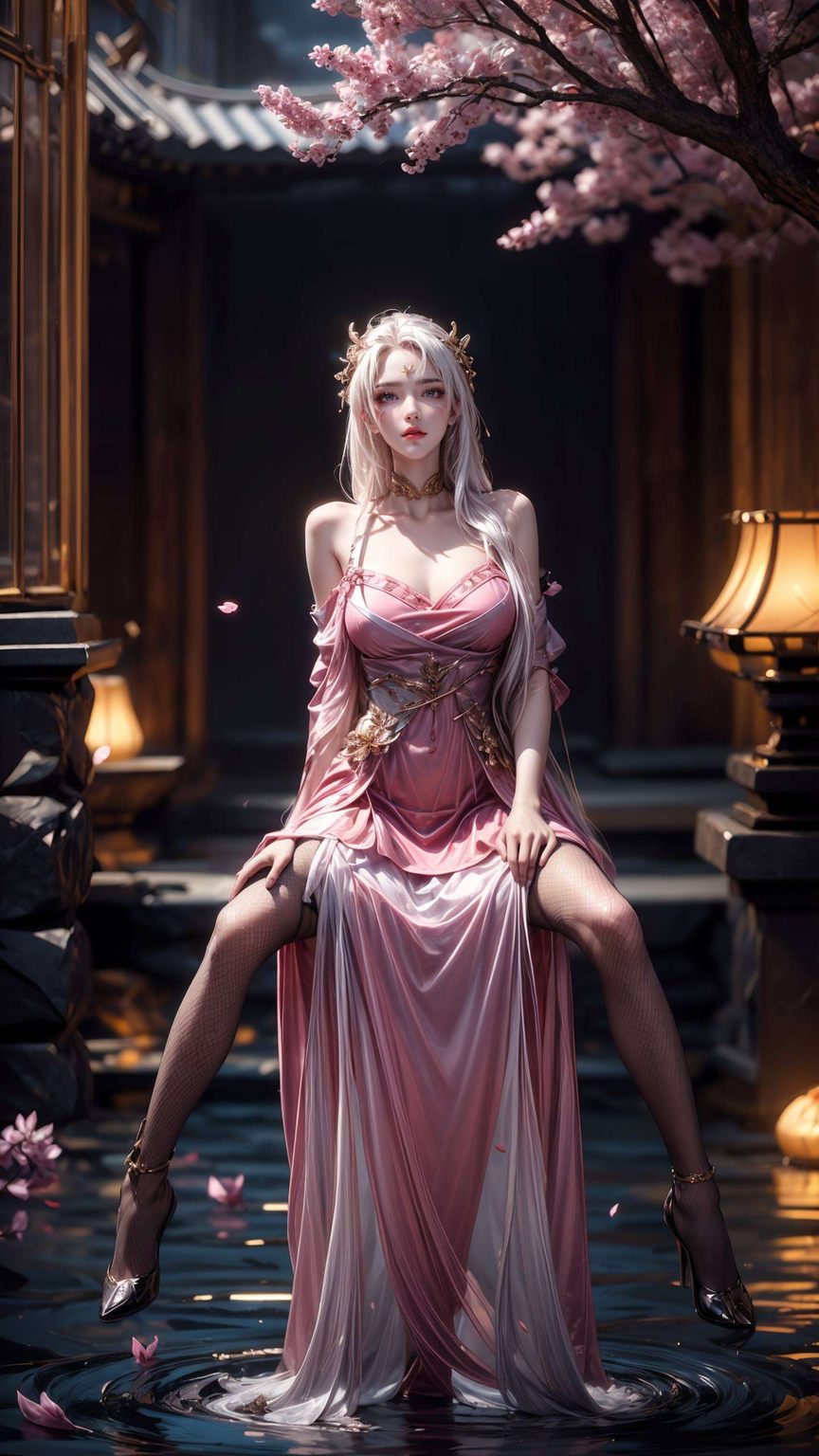 AI绘画生成：护眼苹果古风壁纸，天狐仙子高清图片集