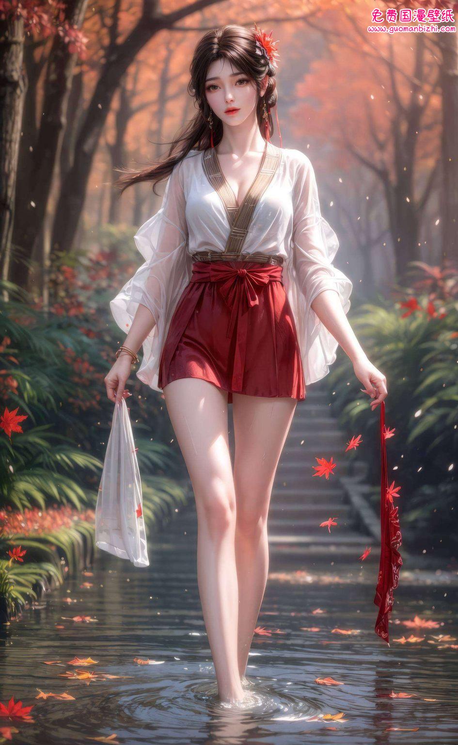 漫画火灵儿石昊：AIGC素材游戏壁纸，电脑桌面背景精选集