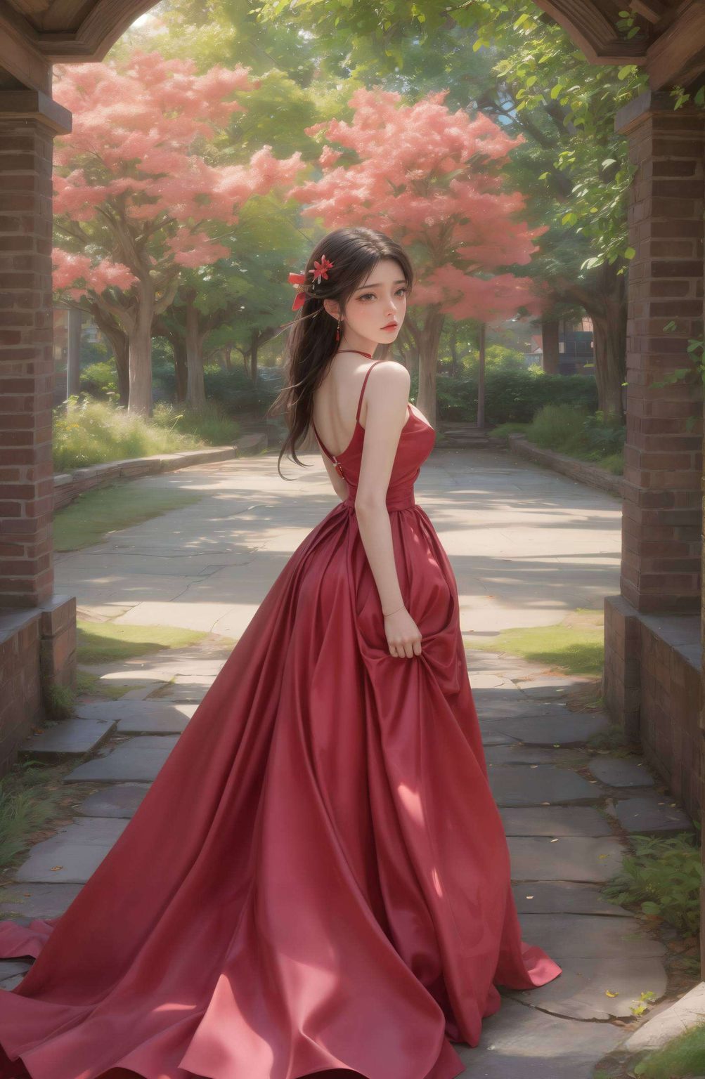 火灵儿小时候高清壁纸集——AI生成免费安卓炫彩壁纸包